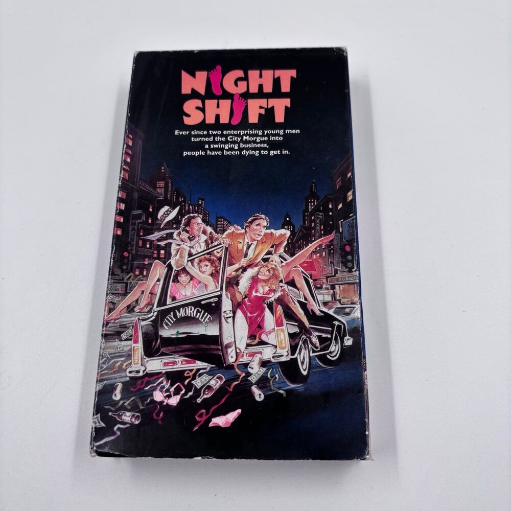 Vintage Night Shift 1982 VHS Henry Winkler Michael Keaton Comedy Movie